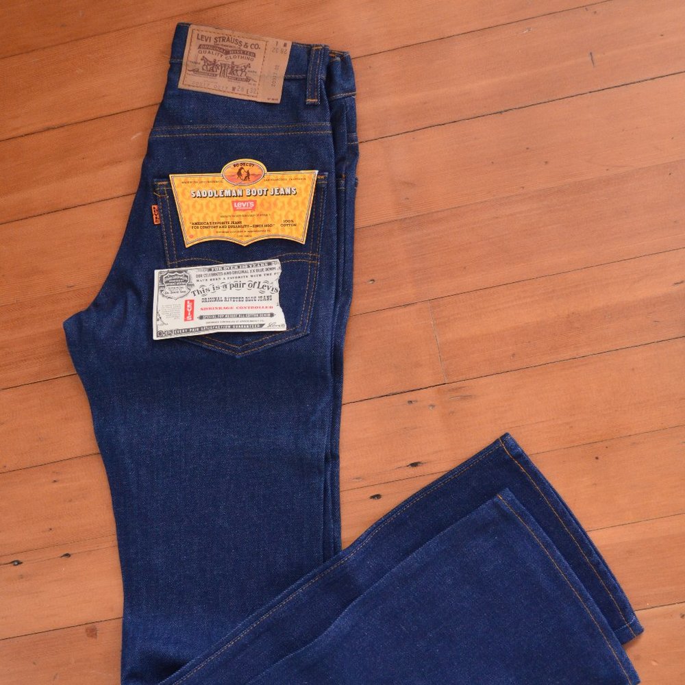 Deadstock 1980's Orange Tab Vintage Levi's 517